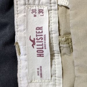 Hollister men's Khaki original slim straight epic flex